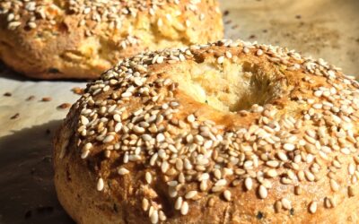 Bagel-stiilis saiake – kõrge valgusisaldusega